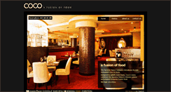 Desktop Screenshot of cocorestaurant.ie